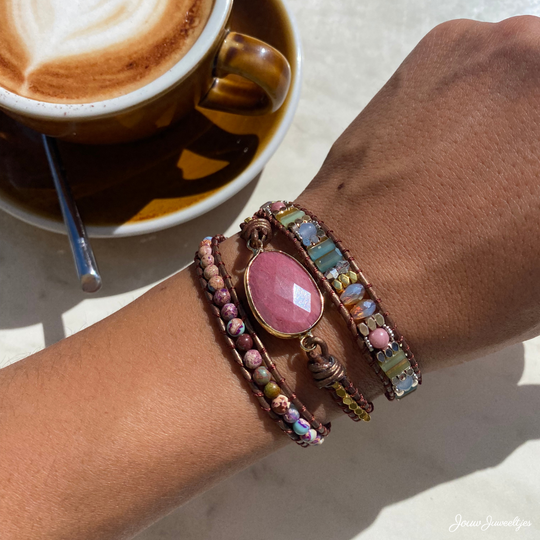Rhodonite Positivity Bracelet