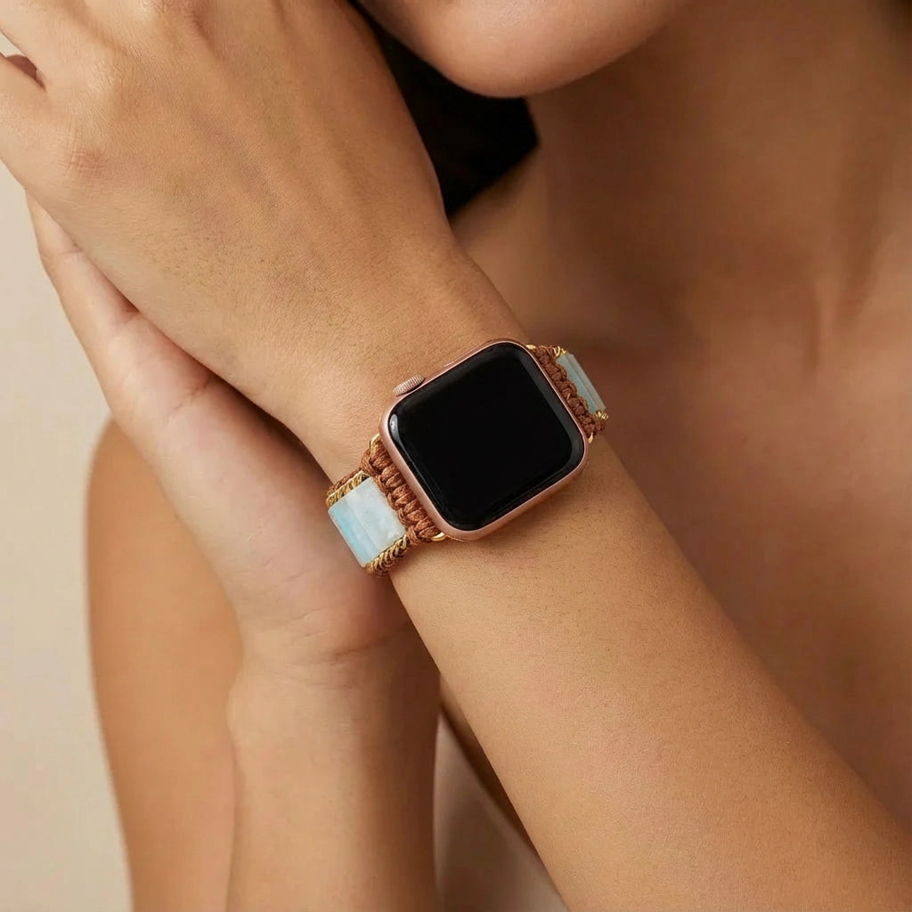 Amazonite Honesty Apple Watch Band