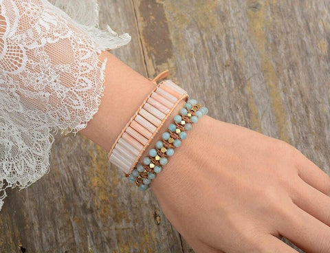 Vegan Positive Amazonite Bracelet