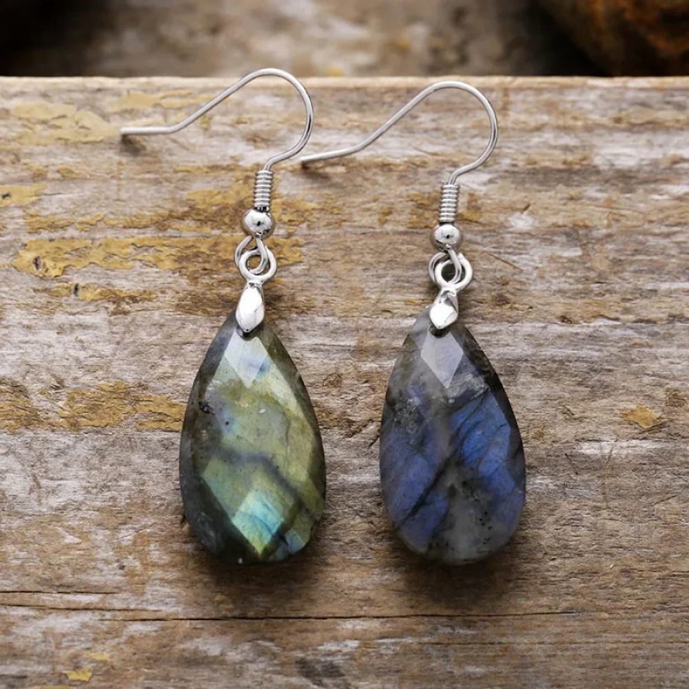 Labradorite Drop Earrings