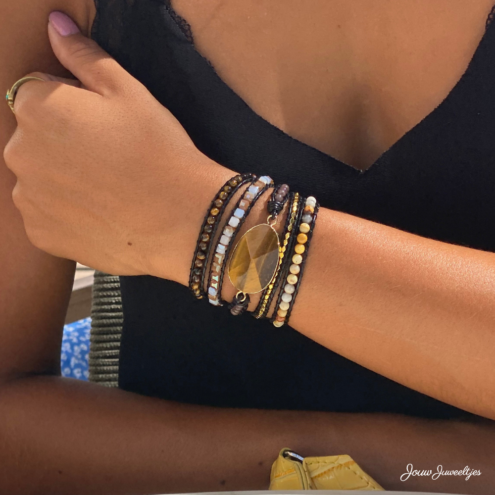 Vegan Tigers' Eye Bracelet of Power