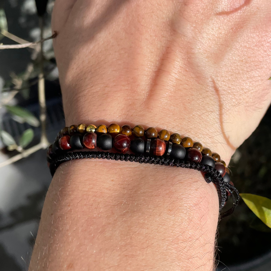 Tiger’s eye Fortune Bracelet Stack