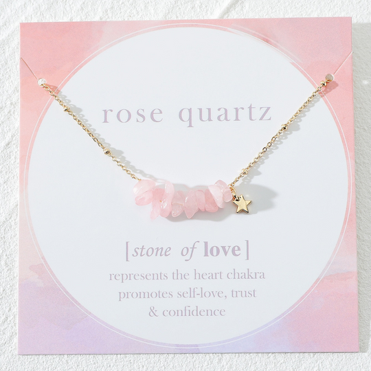 Rose Quartz Love Necklace