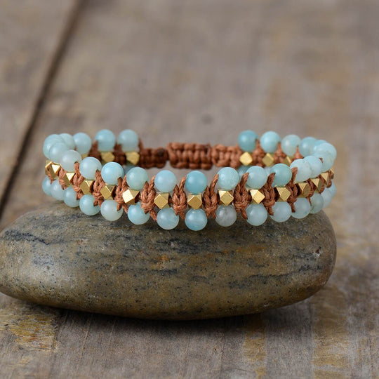 Vegan Positive Amazonite Bracelet