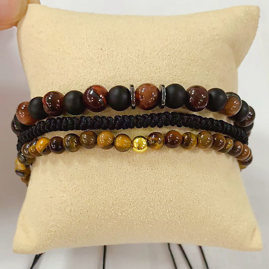 Tiger’s eye Fortune Bracelet Stack