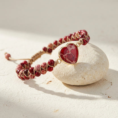 Woven Imperial Heart Bracelet