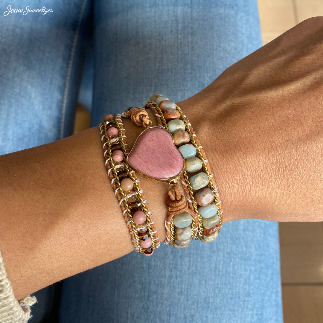 Healing Heart of Rhodochrosite