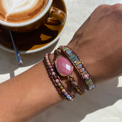 Rhodonite Positivity Bracelet