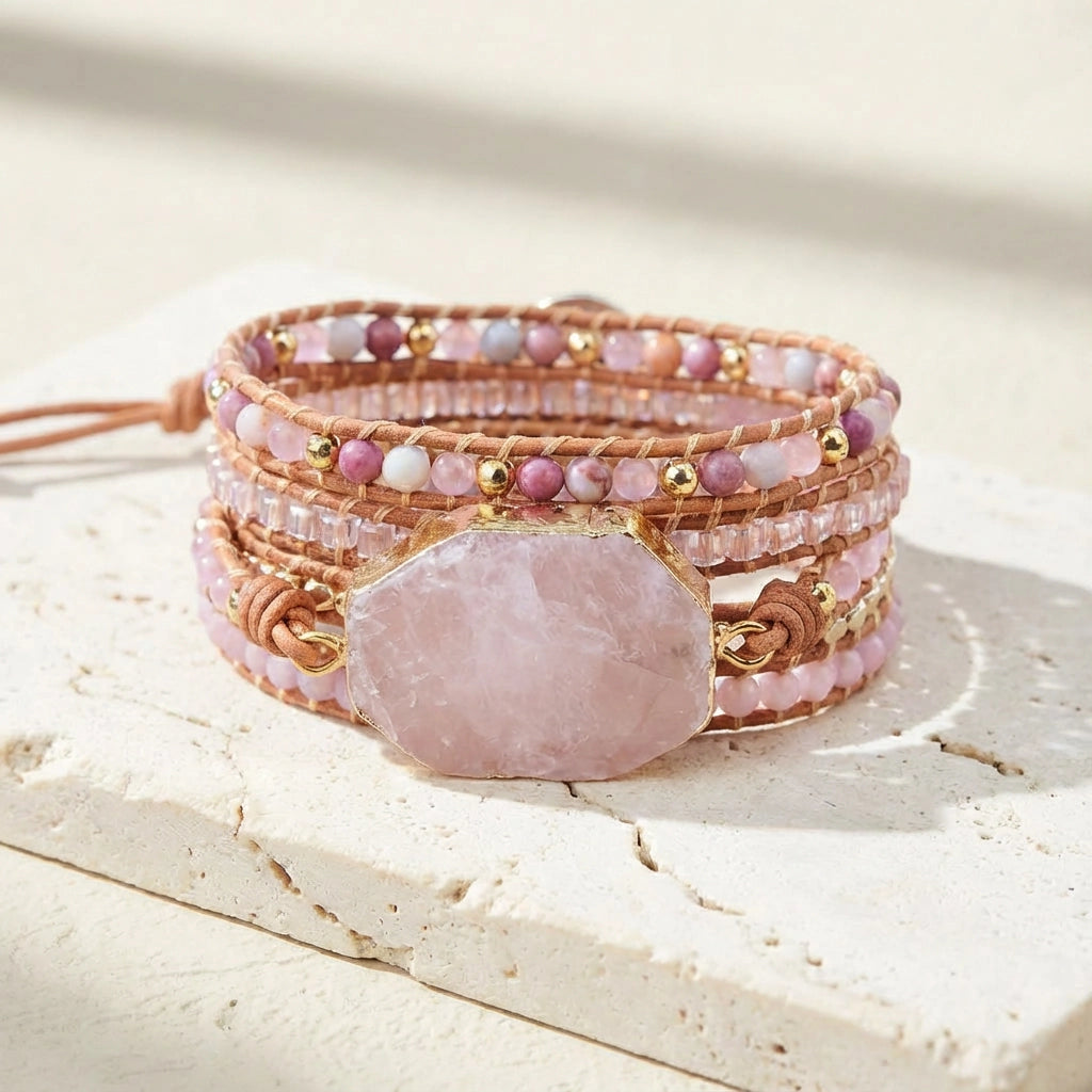 Power of Love Rose Quartz Bracelet