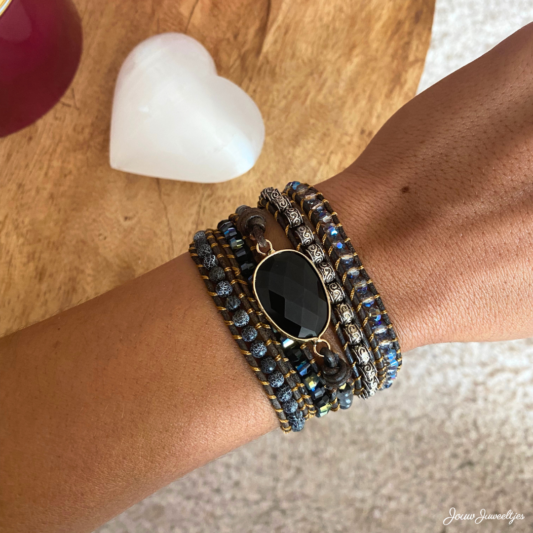 Vegan Black Beauty Bracelet