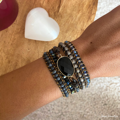 Vegan Black Beauty Bracelet