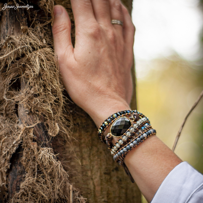 Vegan Black Beauty Bracelet