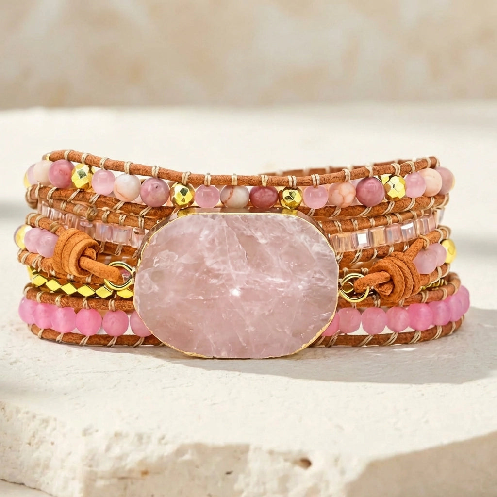 Power of Love Rose Quartz Bracelet