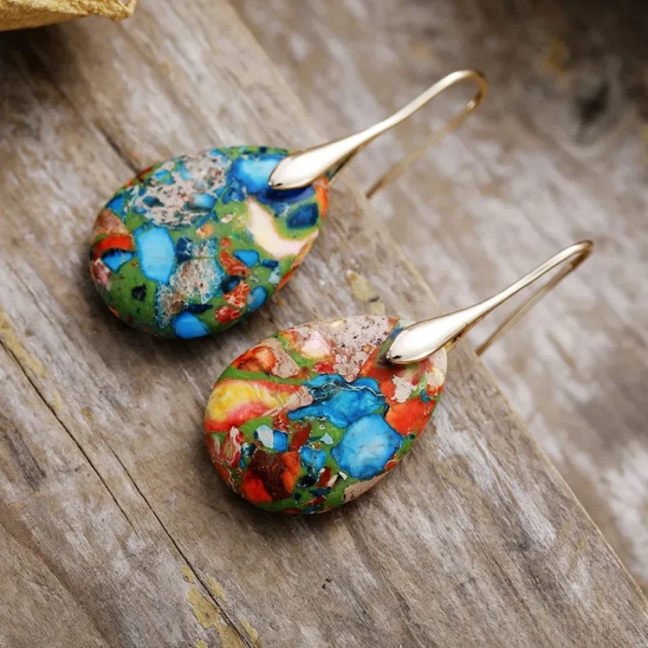 Imperial Jasper Earrings