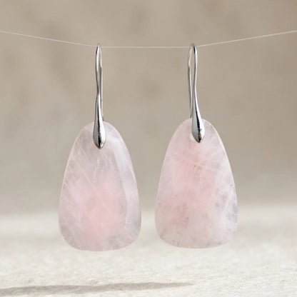 Loving Rose Quartz Earrings