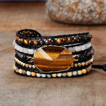 Vegan Tigers' Eye Bracelet of Power
