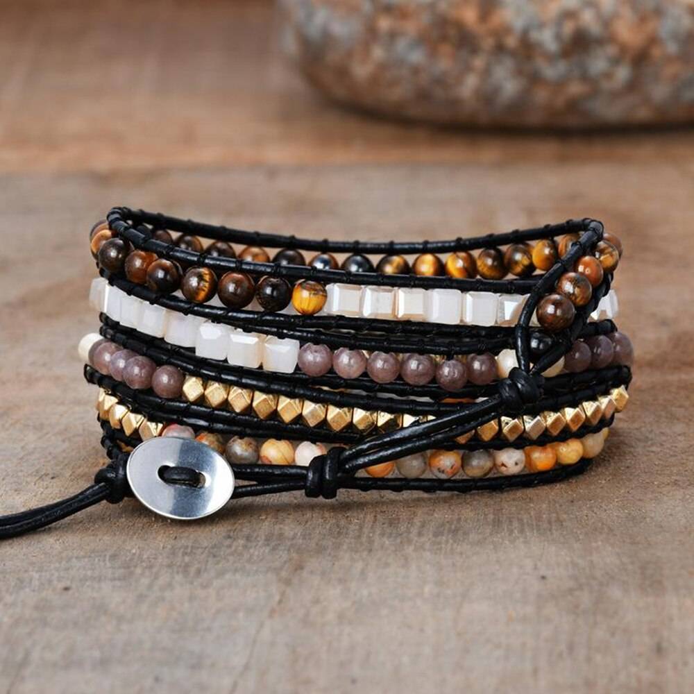 Vegan Tigers' Eye Bracelet of Power