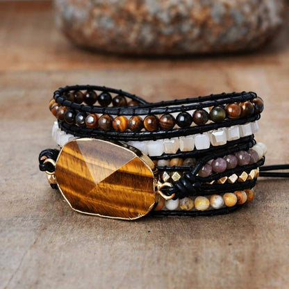 Vegan Tigers' Eye Bracelet of Power