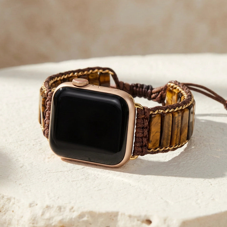 Powerful Tiger's Eye Apple Watch Band
