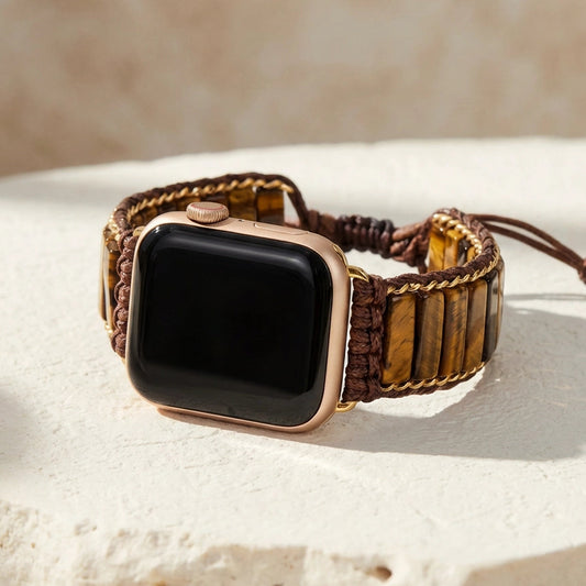 Powerful Tiger's Eye Apple Watch Band