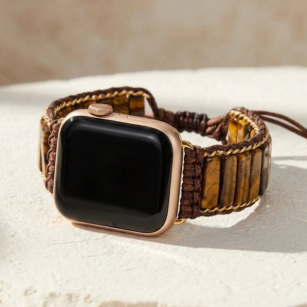 Powerful Tiger's Eye Apple Watch Band