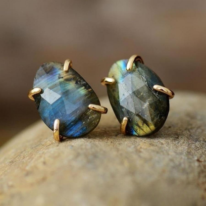 Spiritual Labradorite Stud Earrings