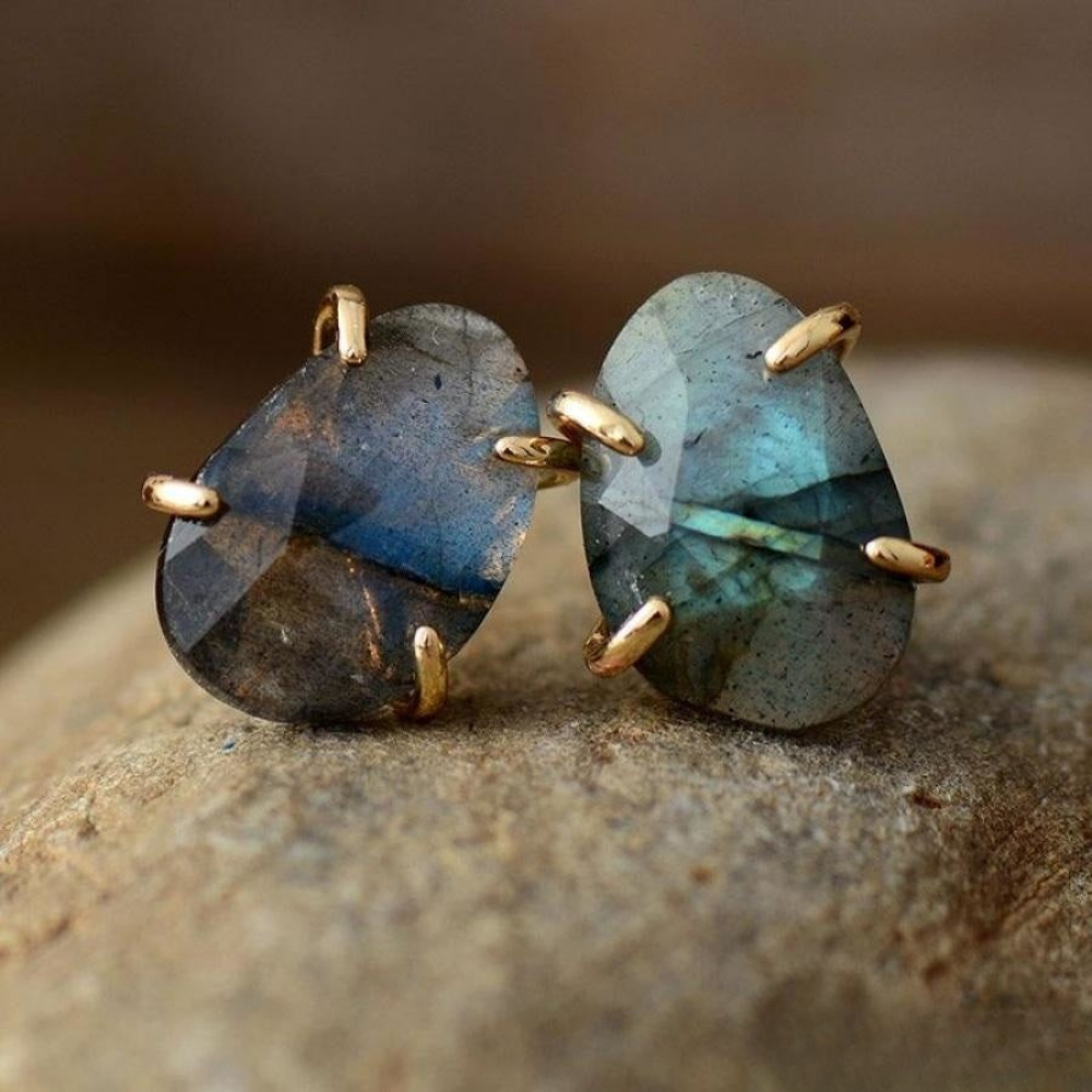 Spiritual Labradorite Stud Earrings