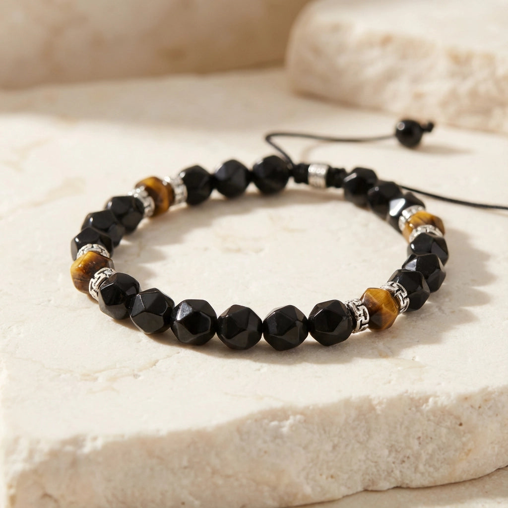 Tiger's Eye Onyx Power Bracelet