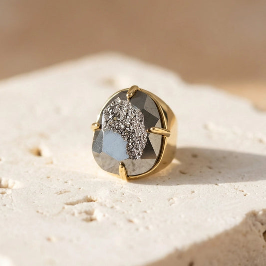 Powerful Hematite Ring