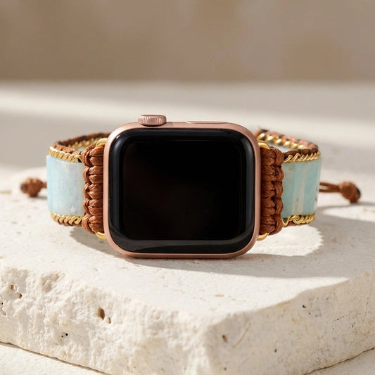 Amazonite Honesty Apple Watch Band