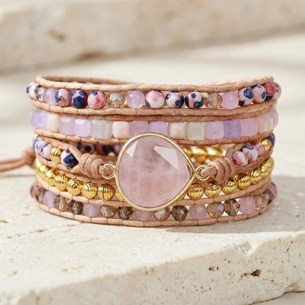 Healing Rose Quartz Bracelet