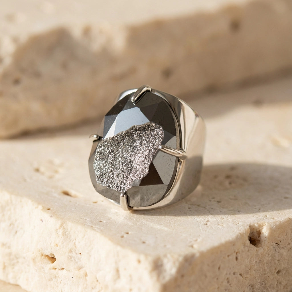 Powerful Hematite Ring