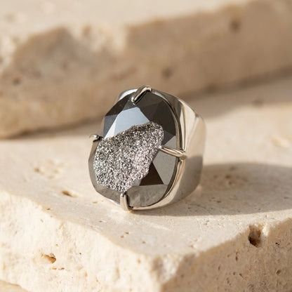 Powerful Hematite Ring