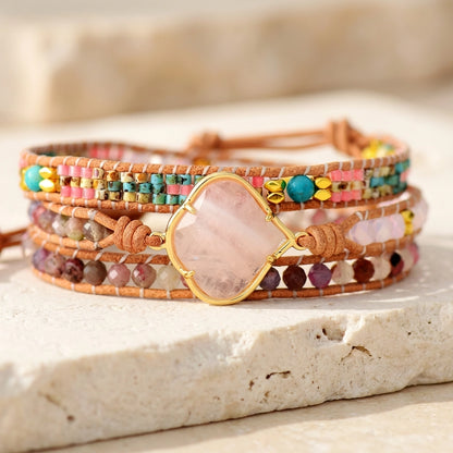 Peaceful Rose Quartz Bracelet