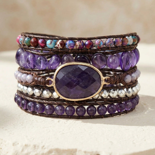Midnight Amethyst Bracelet