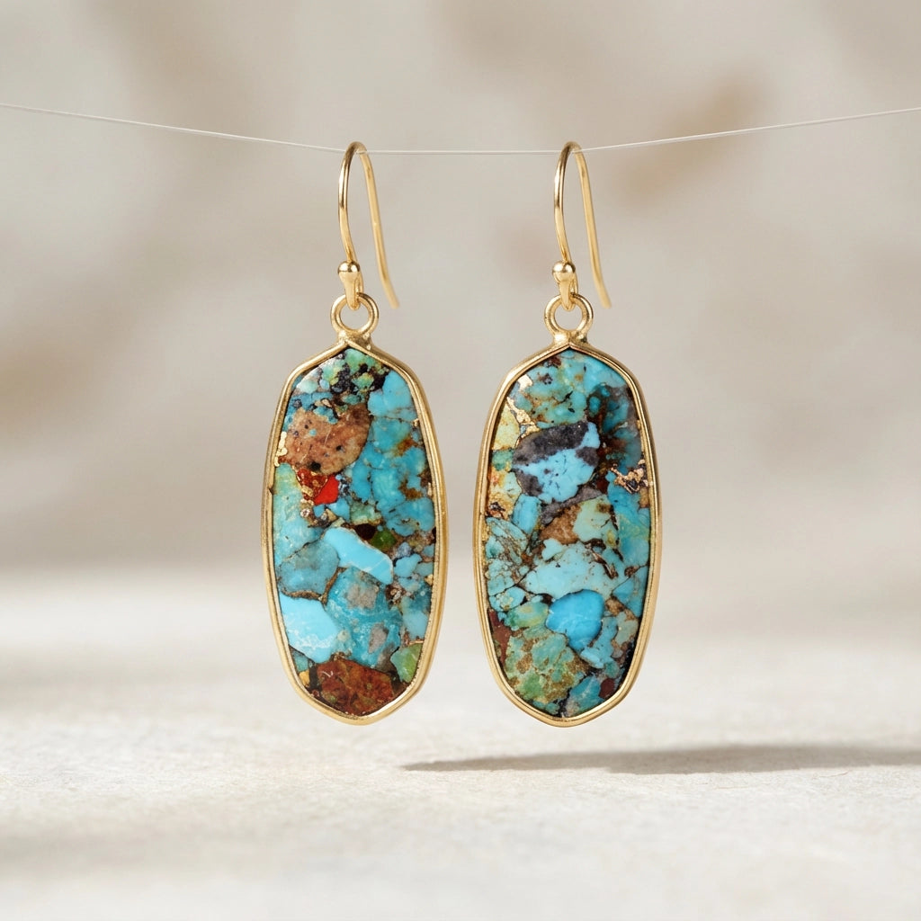 Calming Turquoise Earrings