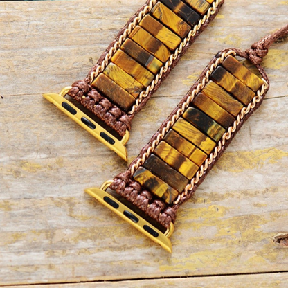 Powerful Tiger's Eye Apple Watch Band