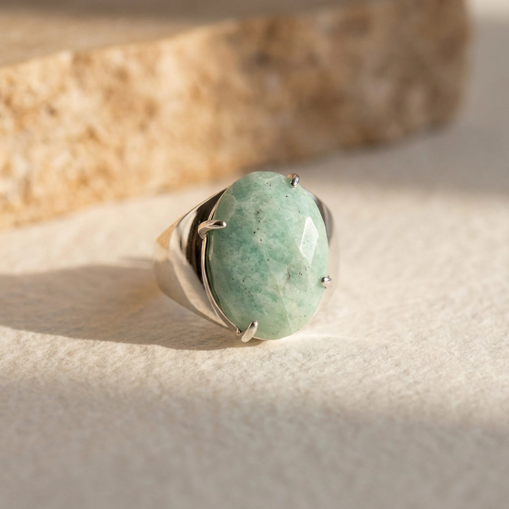 Harmony of Amazonite Ring
