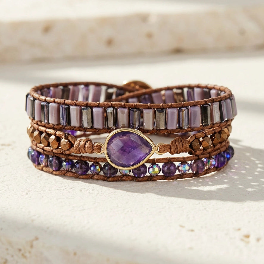 Inner Wisdom Amethyst Bracelet