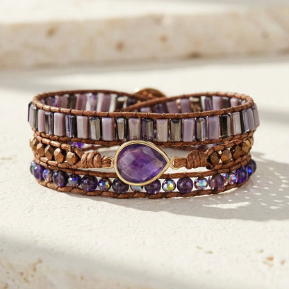 Inner Wisdom Amethyst Bracelet