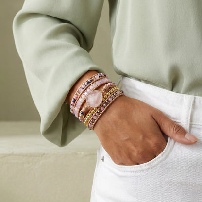 Healing Rose Quartz Bracelet