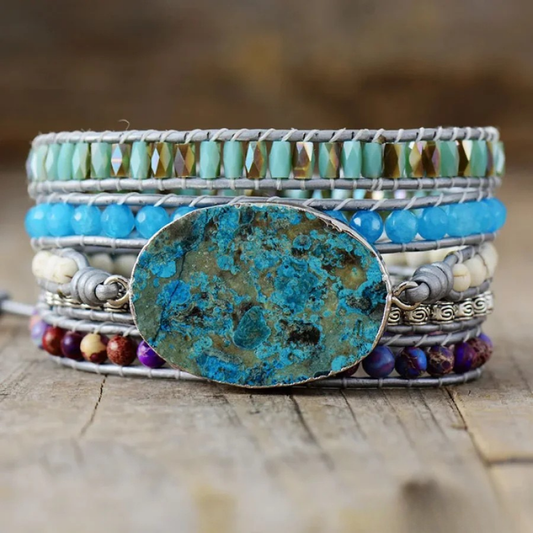 Flowing Ocean Jasper Bracelet