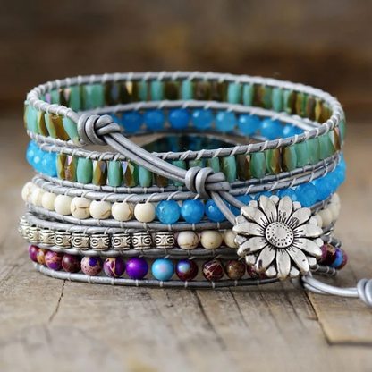 Flowing Ocean Jasper Bracelet