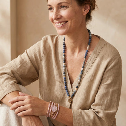 Jasper & Blue Aventurine Mala