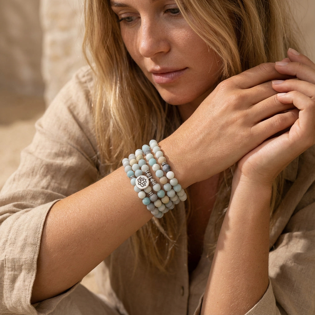 Divine Amazonite Mala