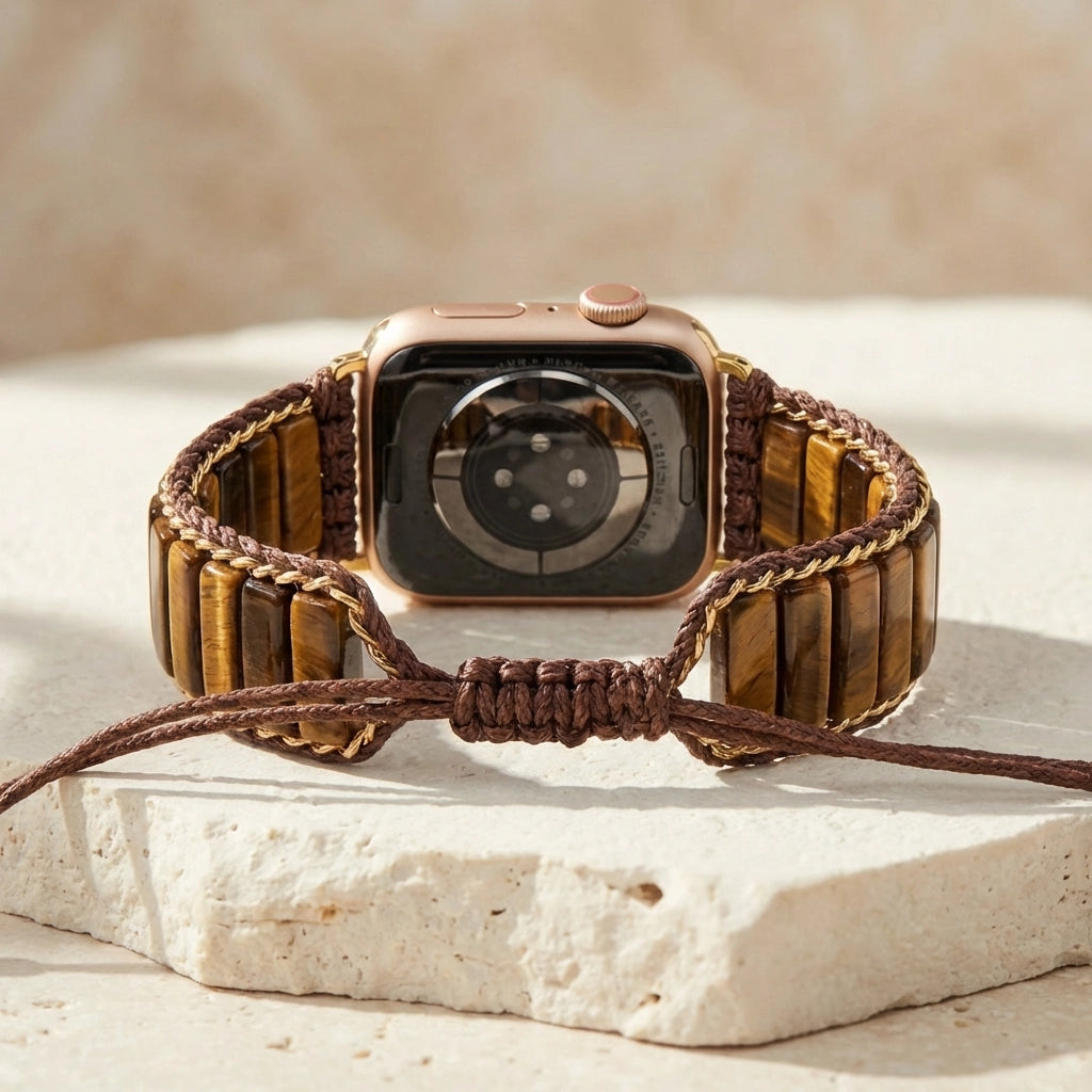 Powerful Tiger's Eye Apple Watch Band