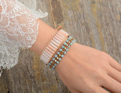 Vegan Positive Amazonite Bracelet