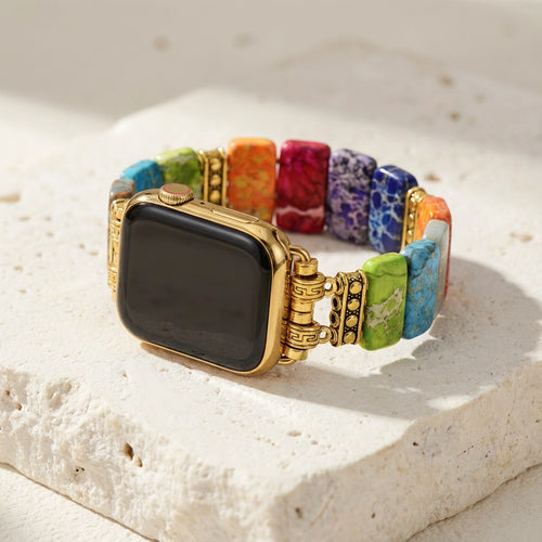Imperial Chakra Apple Watch Band (Gold)