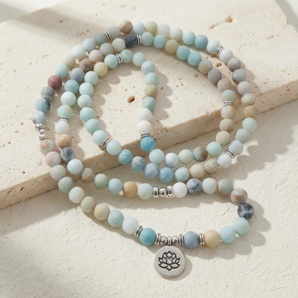 Divine Amazonite Mala
