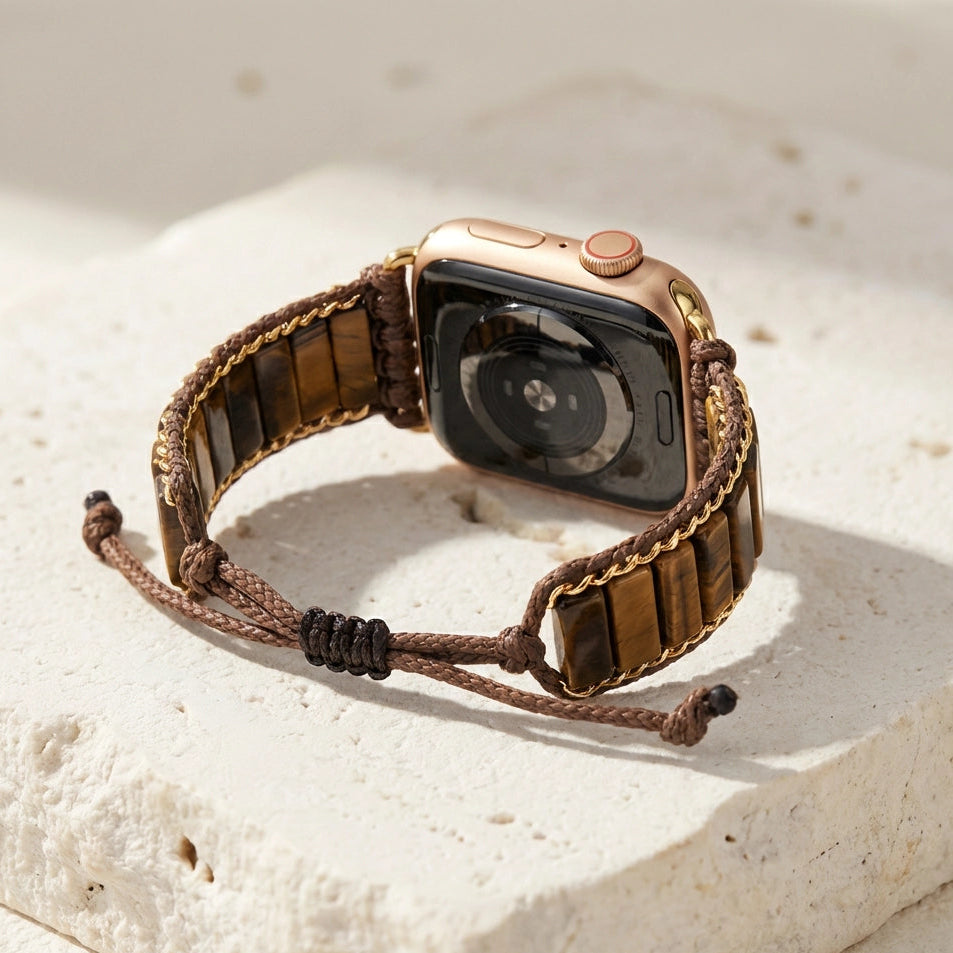 Powerful Tiger's Eye Apple Watch Band